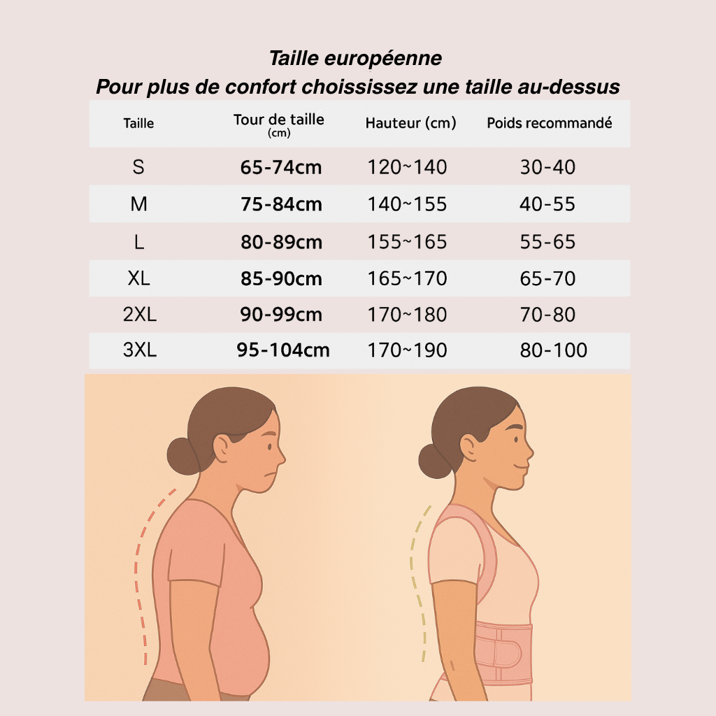 Correcteur de posture Dorcéa